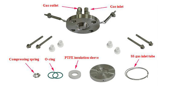 1.92mm Thickness Lithium Ion Battery Testing Equipment 200 Degree For Zinc Air Battery